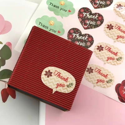 Cảm ơn người yêu Nhãn dán quà tặng Giáng sinh Nhãn có thể in được cá nhân hóa