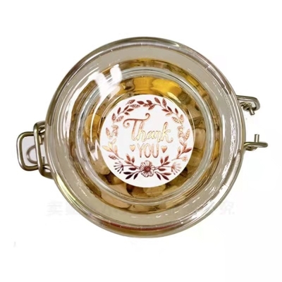 Địa chỉ Nhãn tự dính Nhãn dán Nhãn Vinyl tùy chỉnh cho Chum PVC PET