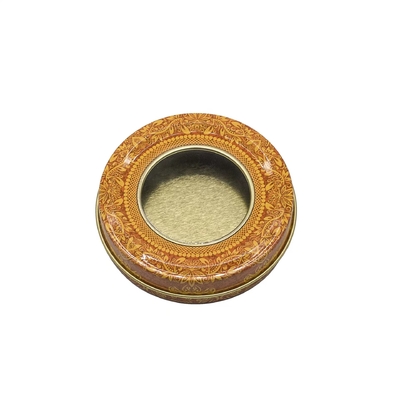 4 Oz 8 Oz Hộp đựng nến bằng kim loại 8 Oz Hình tròn 70x20mm