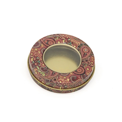 4 Oz 8 Oz Hộp đựng nến bằng kim loại 8 Oz Hình tròn 70x20mm