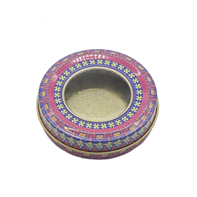Hộp thiếc Saffron rỗng Hộp đựng tròn nhỏ để làm quà tặng Kim loại vàng 1g 2g 3g 5g
