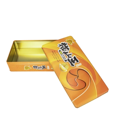 Màu trắng Saffron hộp thiếc Hộp xi lanh Đẹp có thể 180 gram Tấm kim loại hình tròn được in