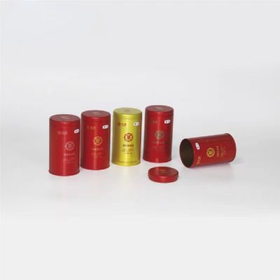 Hộp đựng trà nhỏ có thể xếp chồng lên nhau Hộp đựng cà phê tròn rỗng có thể lưu trữ