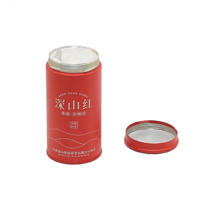 Hộp thiếc bằng kim loại trà Hộp thiếc in offset Có thể bánh trung thu Hình vuông tròn