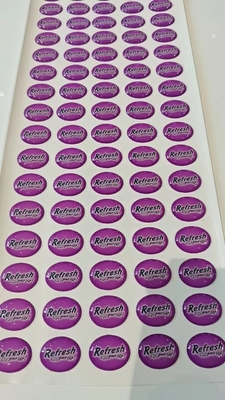 Nhãn dán Epoxy Domed In Logo pha lê tùy chỉnh chống thấm nước 3D