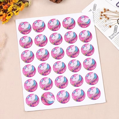 Nhà cung cấp nhãn dán Epoxy Dome hình tròn 25mm 3d PE PP PVC PET không thấm nước