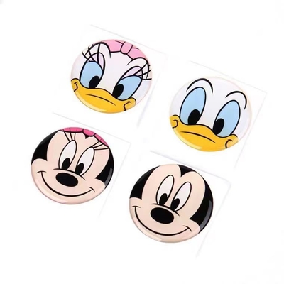 Nhãn dán mái vòm nhựa 3d với nhãn mái vòm Epoxy Vinyl chấm Epoxy rõ ràng
