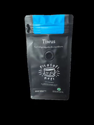 Túi nhựa có dây kéo Bao bì Rau củ tái chế 150g Túi ziplock trong suốt có thể hàn lại