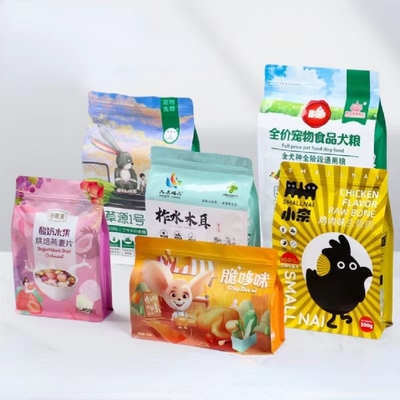 Matt Finish Túi nhựa đứng lên với bao bì giấy Ziplock cho ngày Trái cây có thể hàn lại