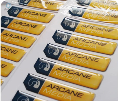 Logo phù hiệu in nhãn dán Epoxy đa năng