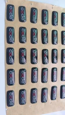 Nhãn dán Epoxy rõ ràng In decal chống thấm nước tùy chỉnh