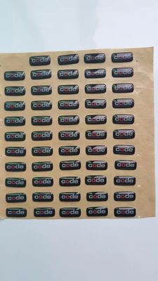 Nhãn dán Epoxy rõ ràng In decal chống thấm nước tùy chỉnh