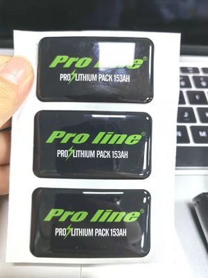 Nhãn dán Epoxy rõ ràng In decal chống thấm nước tùy chỉnh