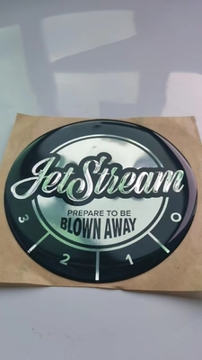 Nhãn dán Epoxy Domed In PVC Drop Keo dán Logo Tự dính