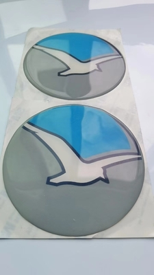 Nhãn dán Epoxy Domed In PVC Drop Keo dán Logo Tự dính