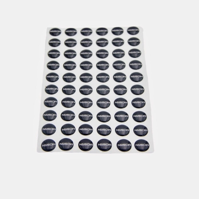 Nhãn dán Epoxy tròn In nhãn Vinyl Nhãn đóng gói rõ ràng
