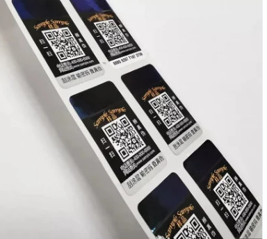 Nhãn Hologram Mã Qr được tùy chỉnh thực hiện Nhãn chống hàng giả bằng tia laser gốc