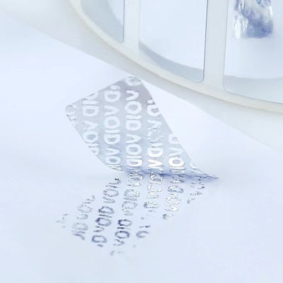 Nhãn bảo mật hình ba chiều chống dính 3D chống giả Làm mất hiệu lực Mã Qr chống giả