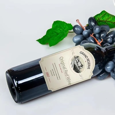 Nhãn dán logo kim loại dập nổi Châu Âu Sản xuất cho rượu Vodka Rượu whisky Nến Nước hoa