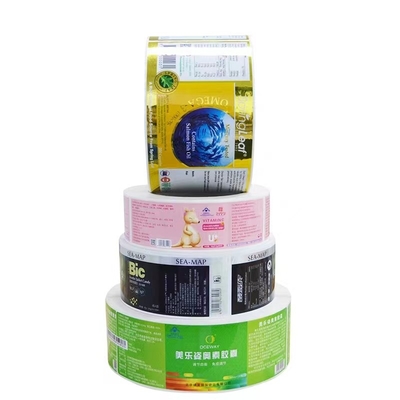 Logo in UV Mỹ phẩm Rõ ràng Vinyl Die Cut Nhãn dán trong suốt tùy chỉnh Không thấm nước